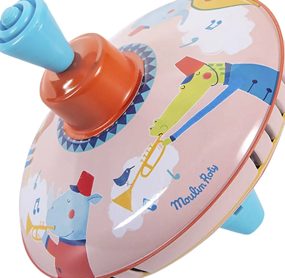 Moulin Roty - Lille snurretop i metal - Musikoptog