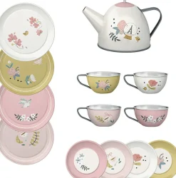 Moulin Roty - Tesæt i kuffert 14 dele - Les Parisiennes