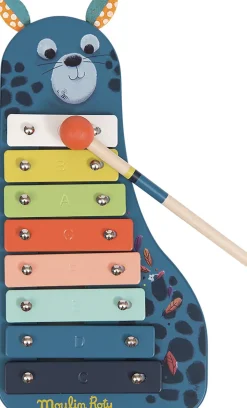 Moulin Roty - Xylofon i metal