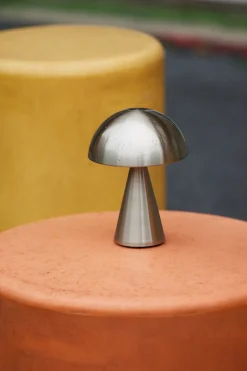 Mush Portable Lamp Nickel