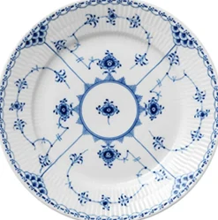 Musselmalet Halvblonde 22 cm. tallerken