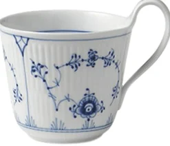 Musselmalet Riflet 33 cl. højhankskop