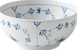 Musselmalet Riflet 110 cl. skål