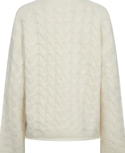 Myrna 5 Langærmede striksweater - 100% Uld RWS