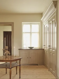 Nagel candle holder set with 3 pcs - brushed brass