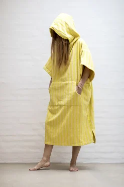 Naram Poncho - pristine & neon yellow