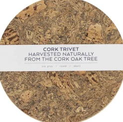 Natural Cork Rund Bordskåner - Small