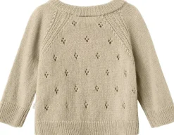 NBNNALIO WOOL LS WRAP KNIT LIL