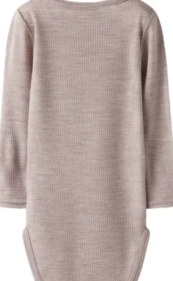 NBNWAX WOOL RIB LS BODY NOOS