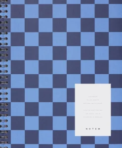 NELA notebook - Large, Blue check