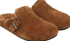 NESSO - SKIN MULES WITH ADJUSTABLE BUCKET