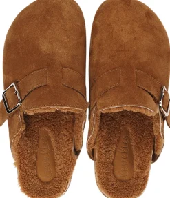 NESSO - SKIN MULES WITH ADJUSTABLE BUCKET