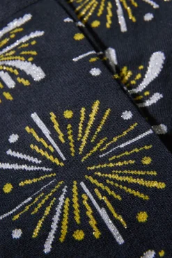 New year bamboo sock