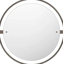 Nimbus, Mirror Ø60, Bronzed Brass