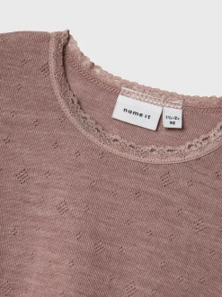 NMFWANG WOOL NEEDLE LS TOP SOLID NO