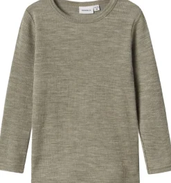 NMNWAX WOOL RIB LS TOP NOOS