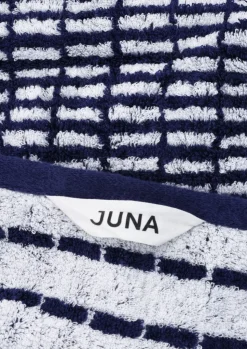 Nuance Håndklæde 70x140 cm mørk blå/hvid