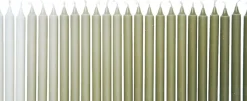 Ombre Candles - Set of 24 - Khaki