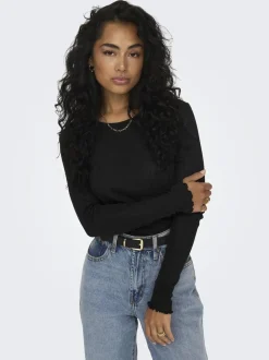 ONLCARLOTTA L/S TOP NOOS JRS