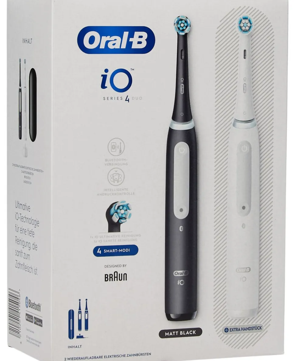 Oral-B iO Series 4 Duo Matt Black/Quite White