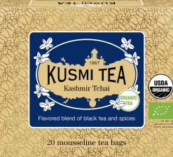 Organic Kashmir Tchai - Box of 20 mousseline tea bags - 40gr