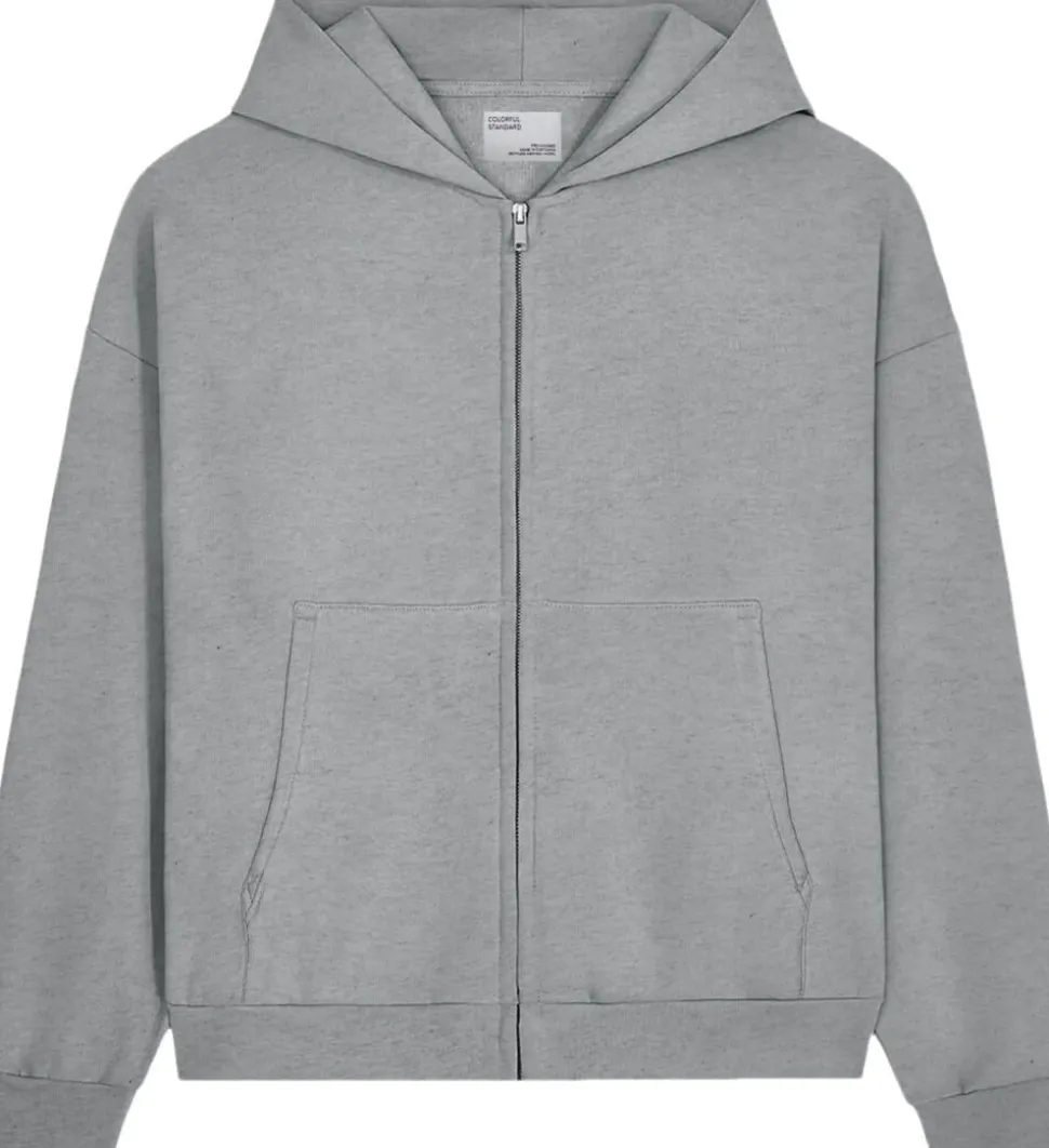 Organic Oversized Zip Hood