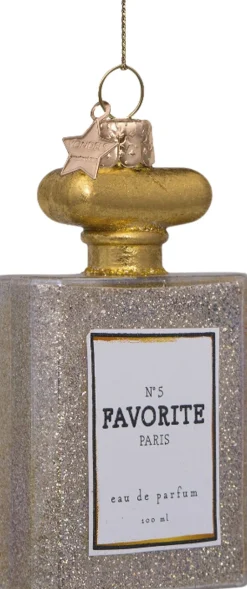 Ornament glas parfume transparent VONDELS