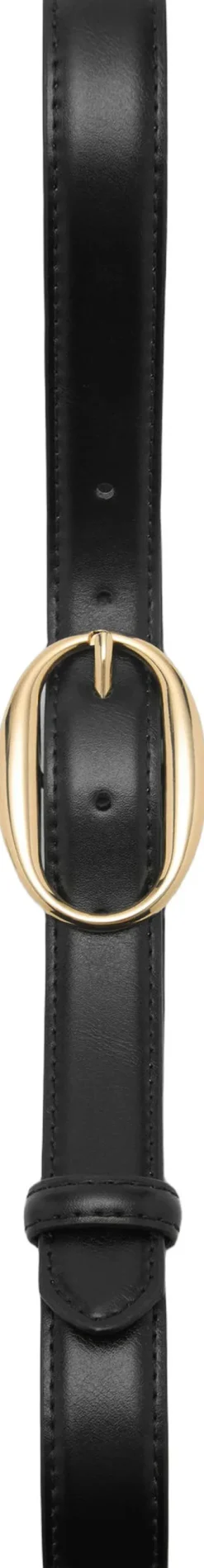 Oval buckle belt