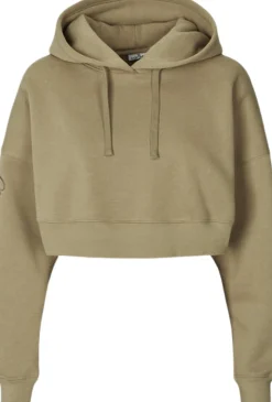 Oversized Crop hættetrøje