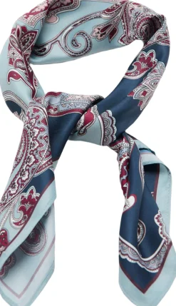 Paisley satin scarf