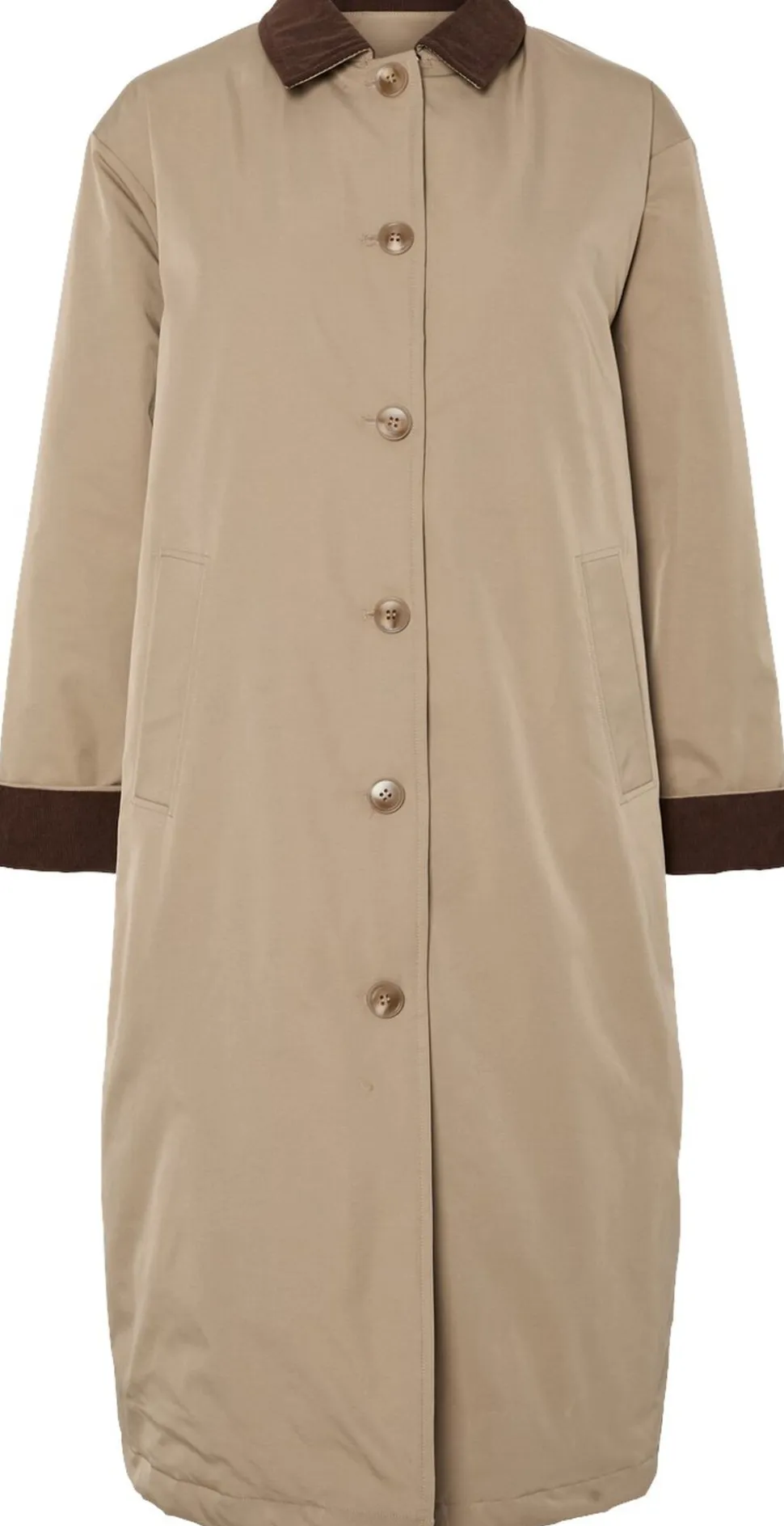 PCJORMA LONG CORDUROY JACKET NOOS