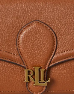 Pebbled Leather Bradley Crossbody Wallet