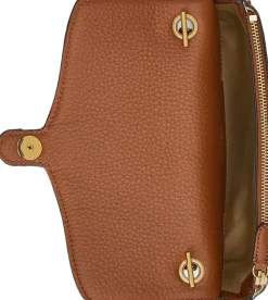 Pebbled Leather Bradley Crossbody Wallet