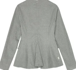 PEPLUM TOP WITH LONG SLEEVES