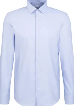 Performance shirt Slim Long sleeve Kent-Collar Uni