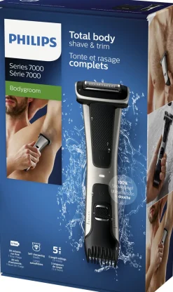 Philips Bodygroom Series 7000 Trimmer til lyske og krop, tåler vand