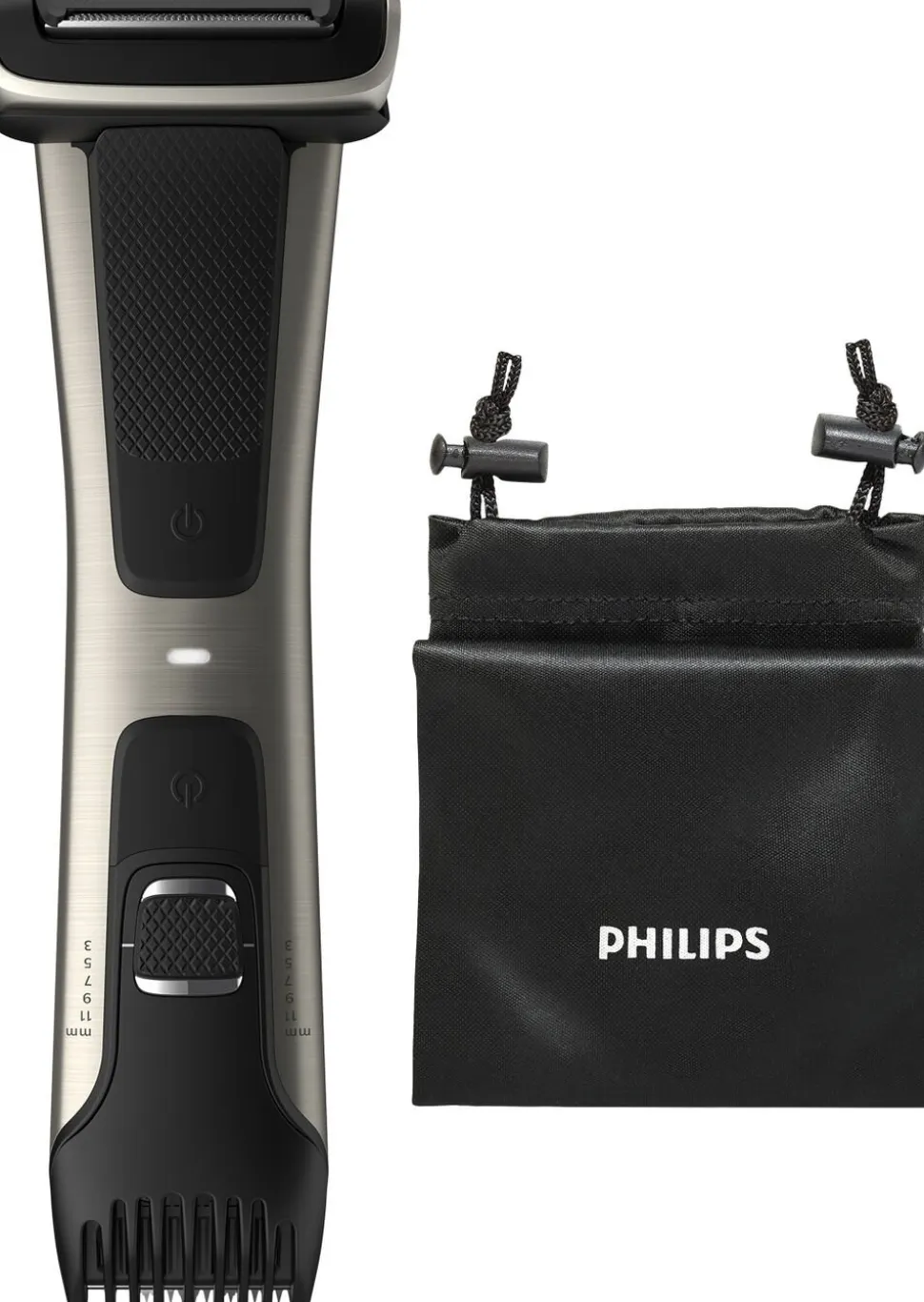 Philips Bodygroom Series 7000 Trimmer til lyske og krop, tåler vand