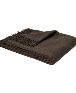 Plaid mørkebrun 140x200cm