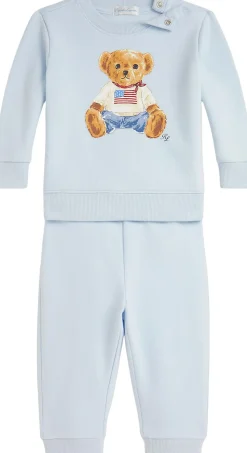 Polo Bear Fleece Sweatshirt & Pant Set
