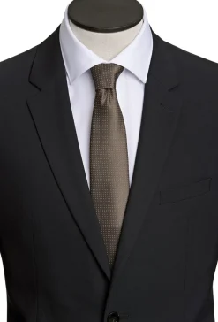 Polyester tie with dots 7 cm