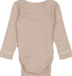 PPDian Body L/S fold over stripe NB NOOS