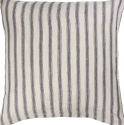 Pude natur m/grå striber
