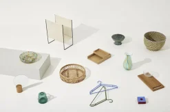 Rail Desk Organiser Natural set of 2