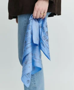 Røde Kors tørklæde - 53x53cm - 100% Silke