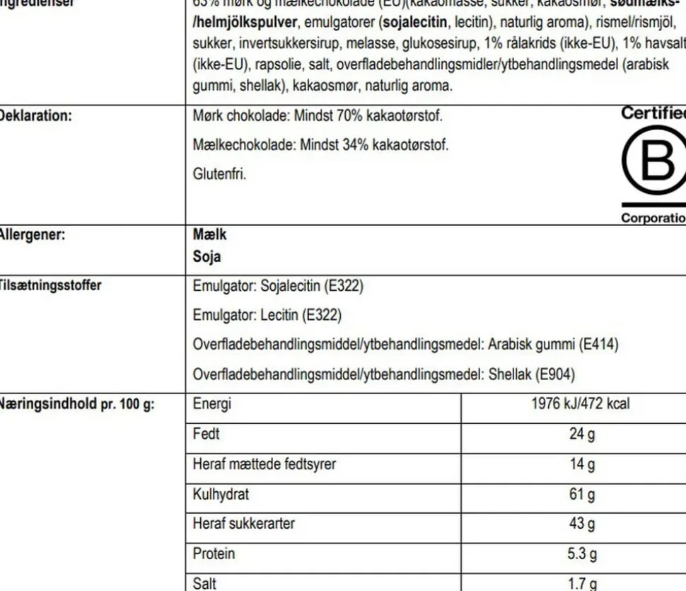 REGULAR F - DARK & SEA SALT