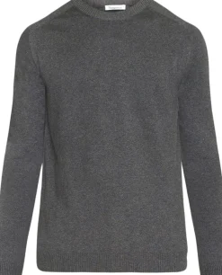 Regular merino knit crew neck - RWS