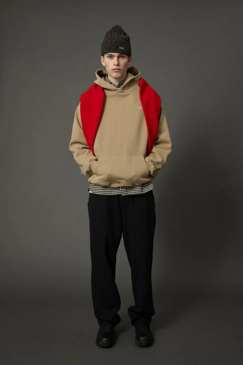 RELAX RIB PUZZLE BEANIE