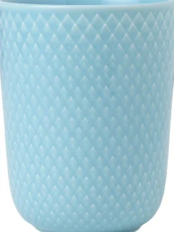 Rhombe Color Krus 33 cl turkis porcelæn