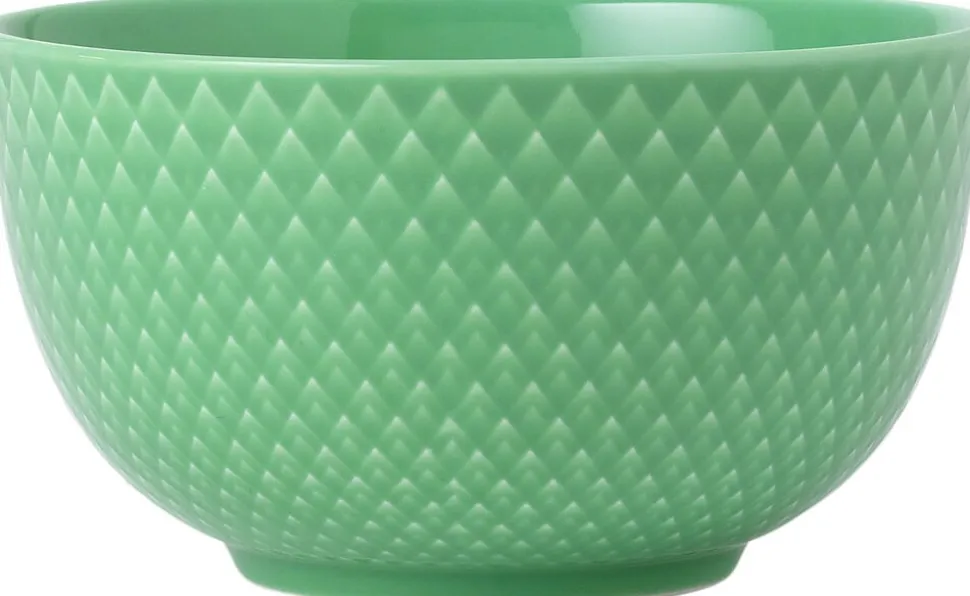 Rhombe Color Skål Ø11 cm grøn porcelæn