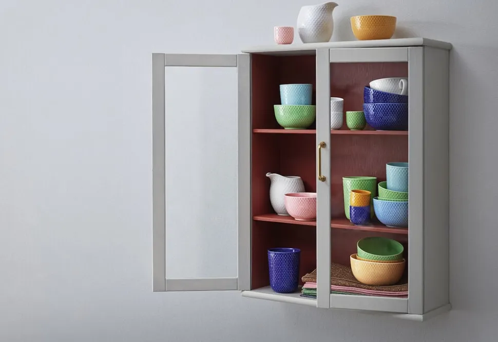 Rhombe Color Skål Ø13 cm mørk blå porcelæn